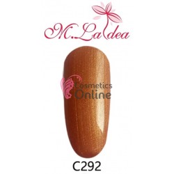 Gel UV / LED Soak Off M Ladea colorat cu sidefat 5gr Cod C292 Bronze